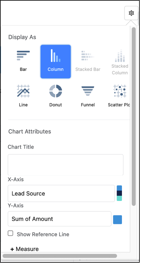 Select Report Chart Salesforce