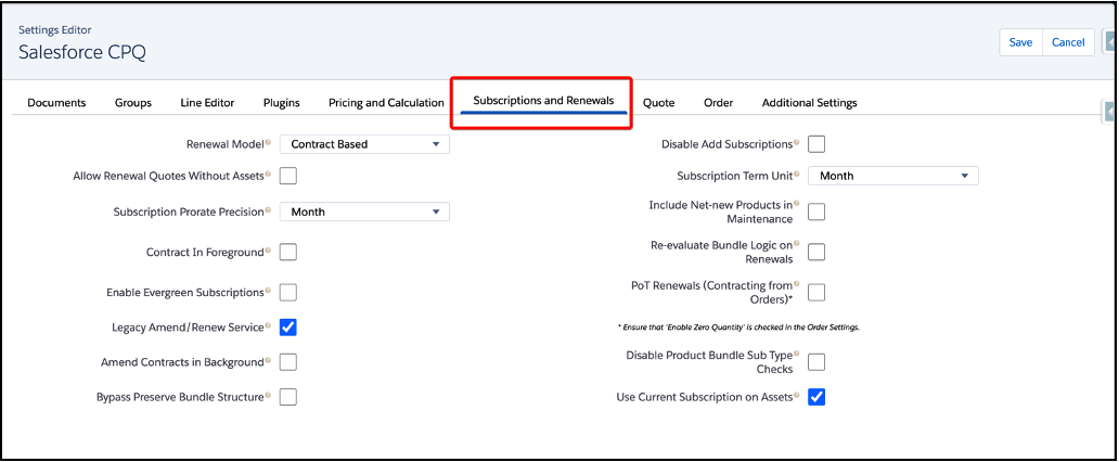 Salesforce Subscriptions and Renewals