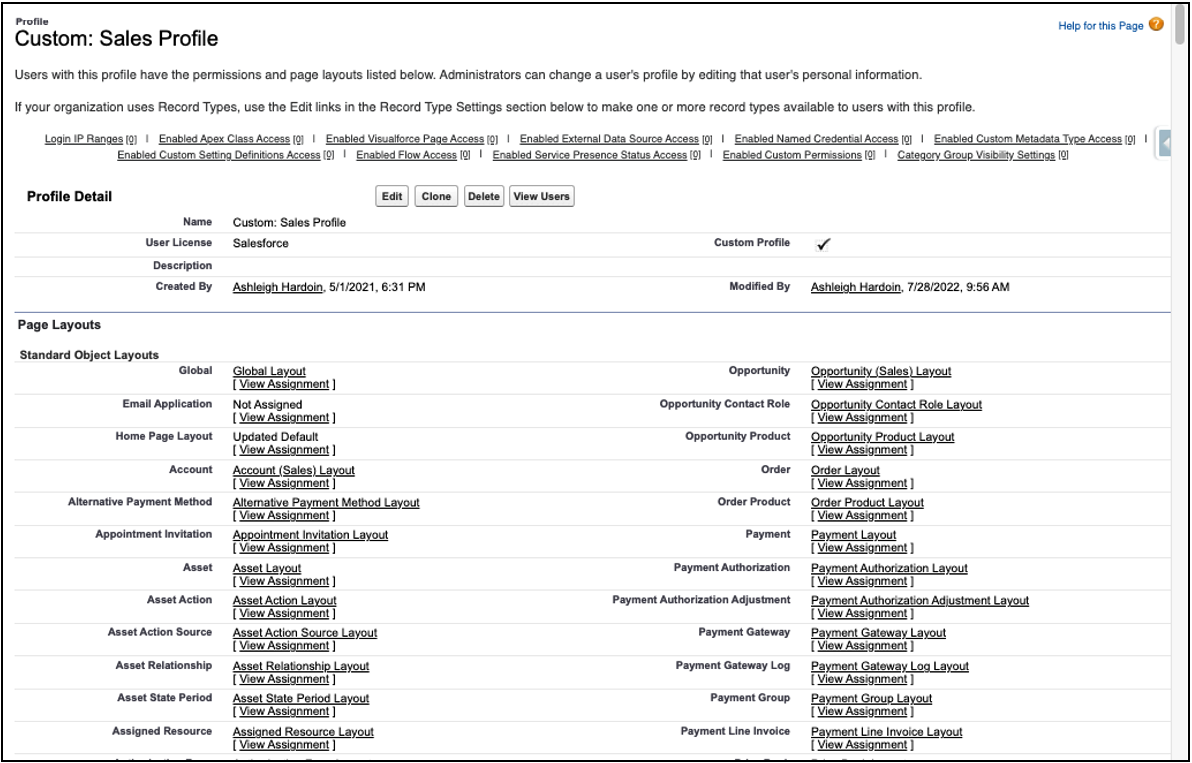 Salesforce Legacy UI