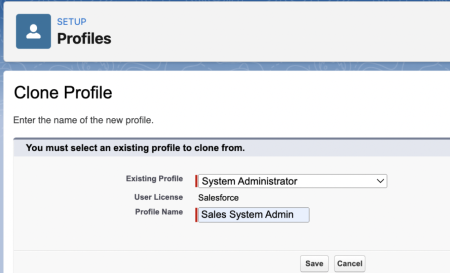 Custom Profiles in Salesforce White Glove Consulting Group, LLC