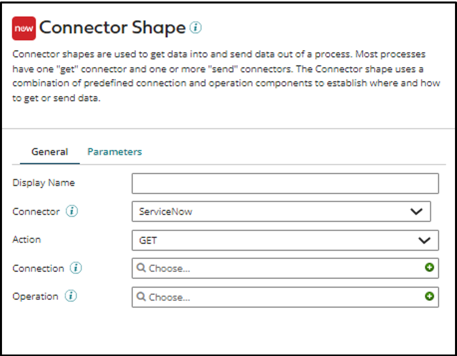 boomi ServiceNow Connector Shape