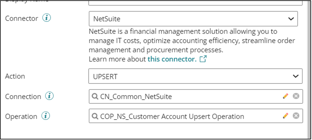Customer Integration - NS Connection