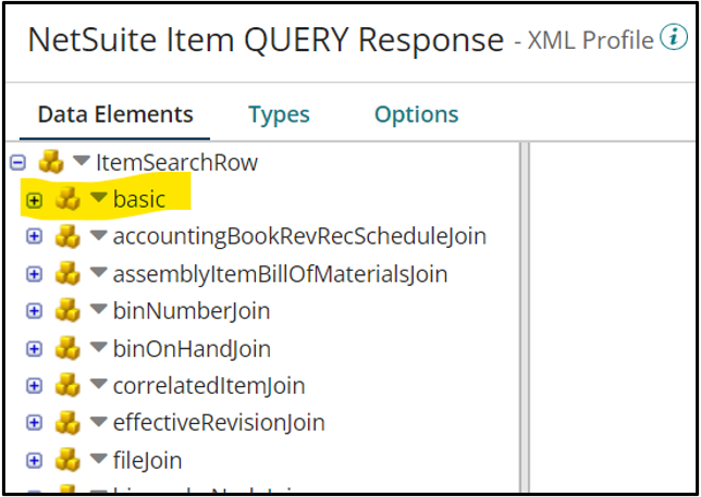 NS Saved Search Integration - Query Response