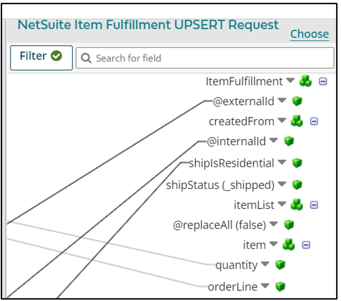 NetSuite Mapping Fields